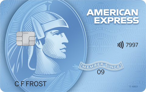 American Express Blue Cashback kreditkort – framsida