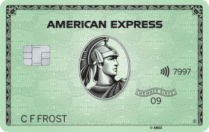 American Express Green Card kreditkort – framsida