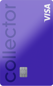 Collector Purple kreditkort – framsida