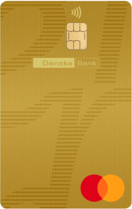 Danske Bank Mastercard Guld kreditkort – framsida