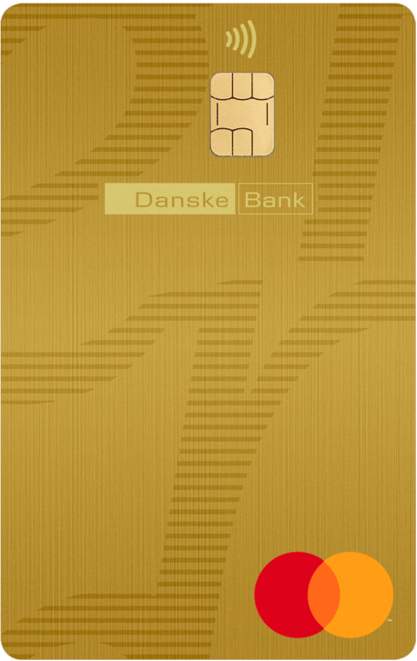 Danske Bank Mastercard Guld kreditkort – framsida