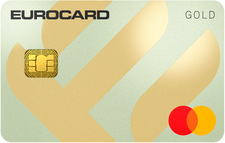 Eurocard Gold kreditkort – framsida
