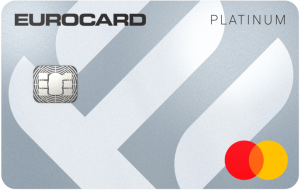 Eurocard Platinum kreditkort – framsida