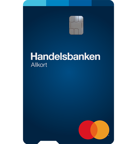 Handelsbanken Allkort kreditkort – framsida