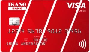 Ikano Kort kreditkort – framsida