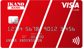 Ikano Kort kreditkort – framsida