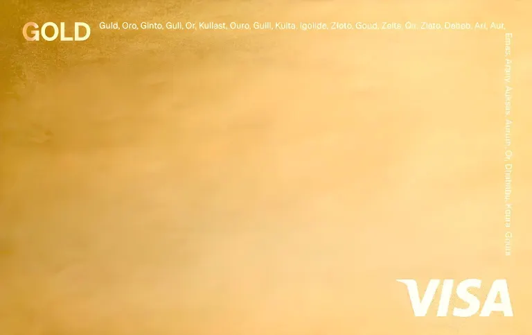 Marginalen Gold kreditkort (Visa) – framsida
