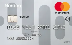 Nordea Premium kreditkort (Mastercard) – framsida