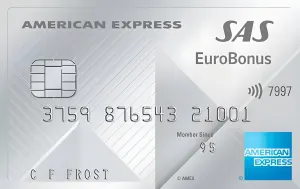SAS EuroBonus American Express Premium kreditkort – framsida