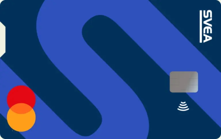Svea kreditkort (Mastercard) – framsida